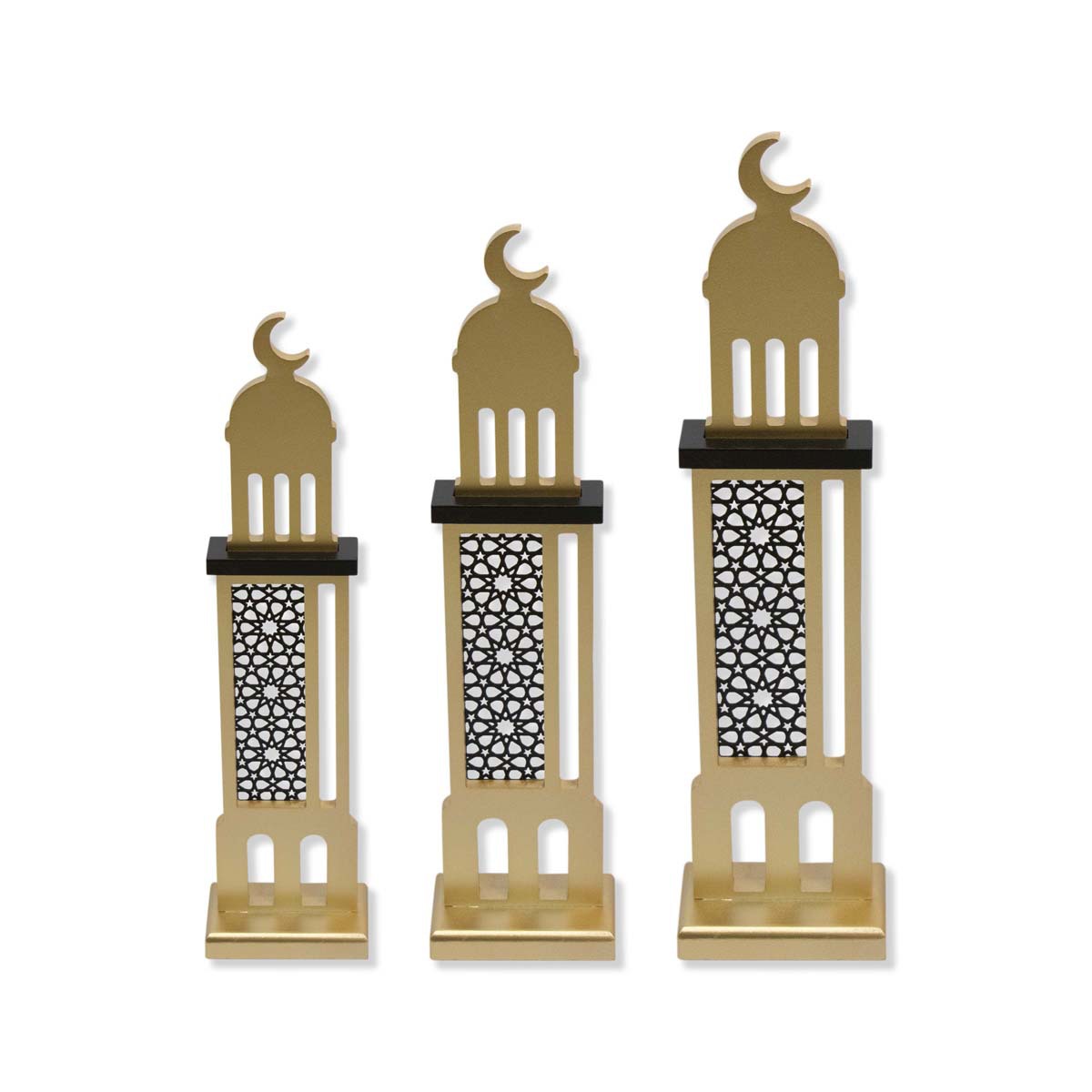 Home Decor Ramadan - Ramadan Eid Crescent Acryl Decoratie, Houten