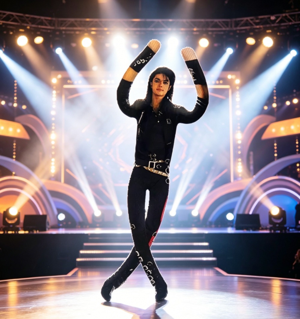 Home Decor Market - Michael Jackson Beweegbare Joint Pluche Gevulde