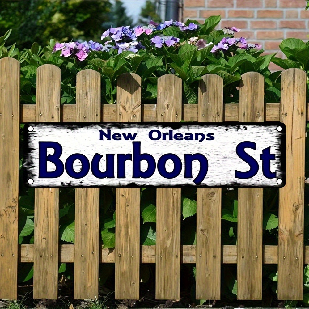 Home Decor New Orleans - Custom Bourbon St New Orleans Metalen