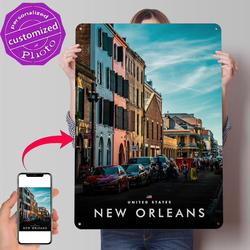 Home Decor New Orleans - New Orleans Street Scene Gedrukte Poster