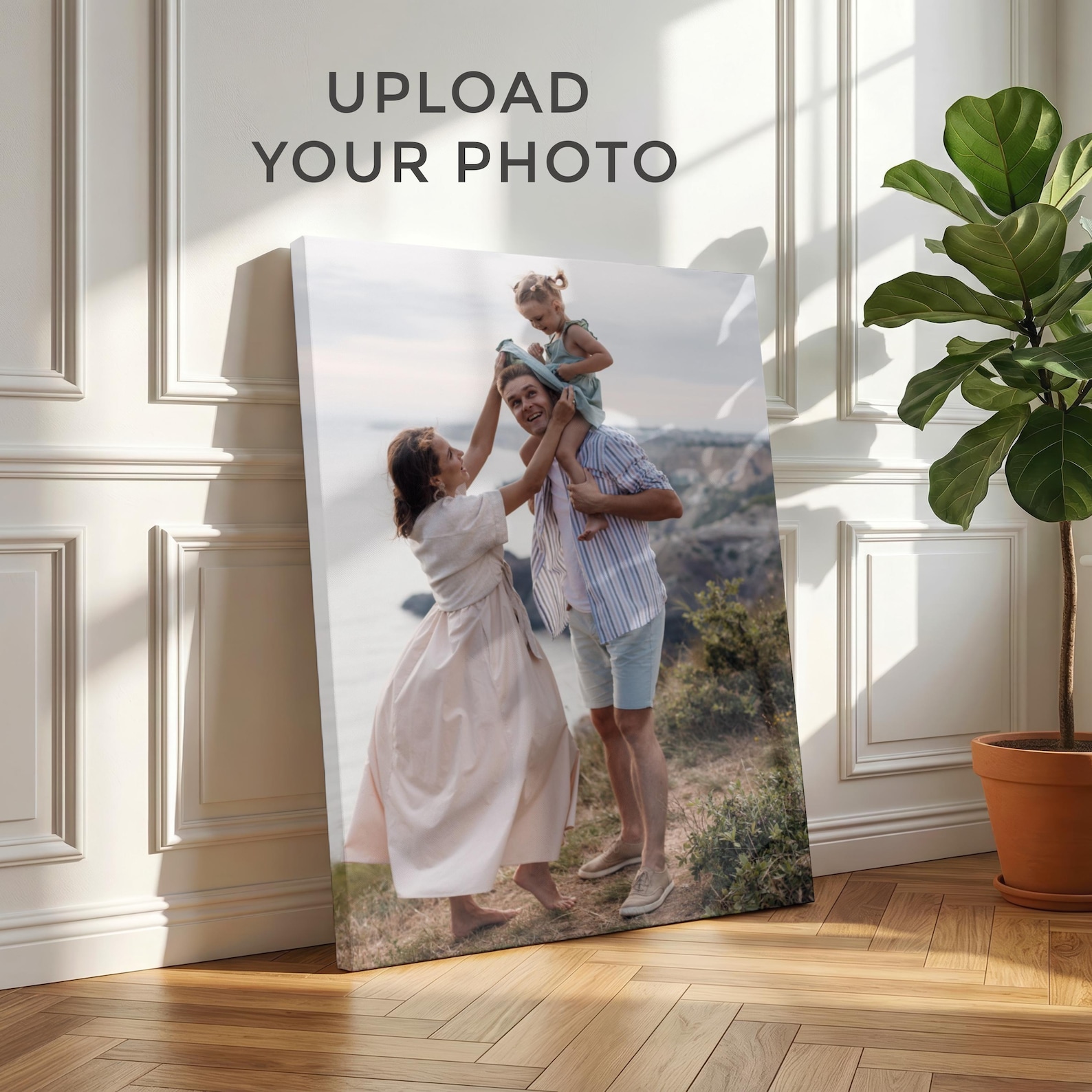 Home Decor Furniture - Gepersonaliseerd fotocanvas, op maat gemaakte familie-wanddecoratie,