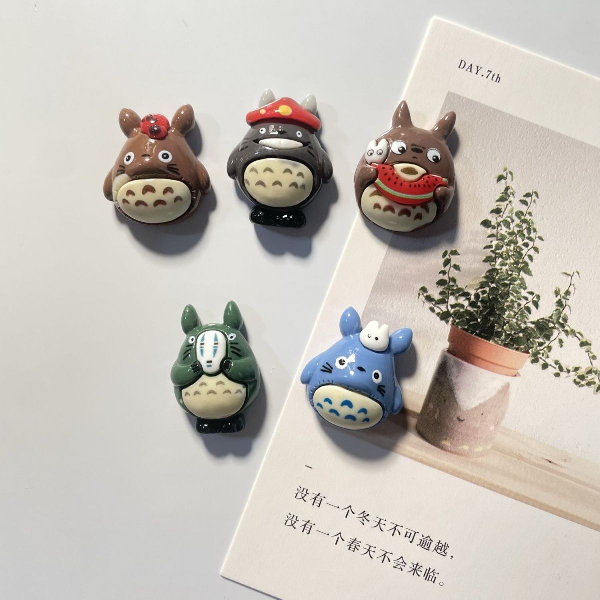Home Decor Market - Totoro Anime Harsen Koelkastmagneet Schattige Cartoon