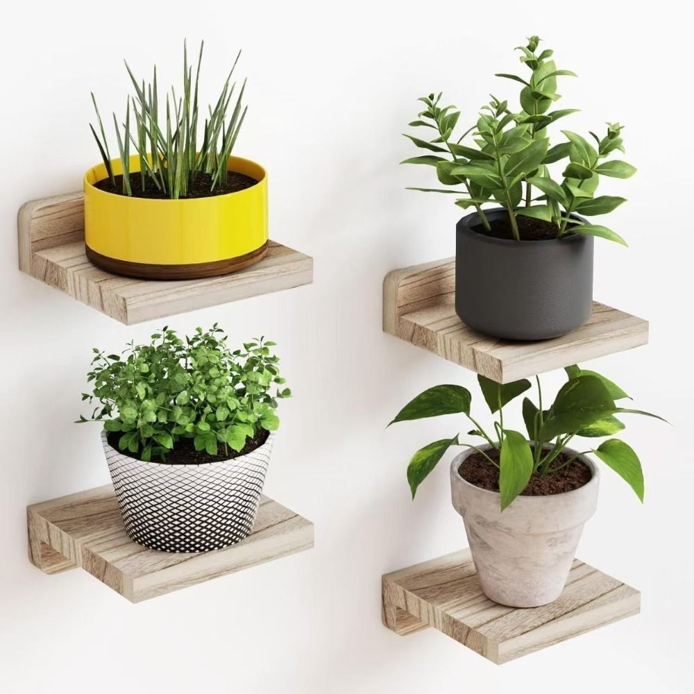 4 STKS Houten kleine zwevende  - Floating Shelves recensie en prijs