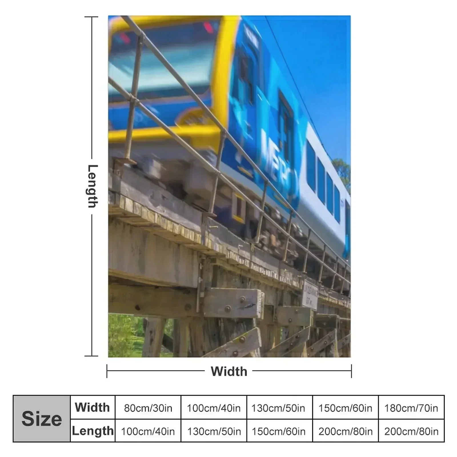 Melbourne Metro Trein op Trest - Home Decor Melbourne recensie en prijs