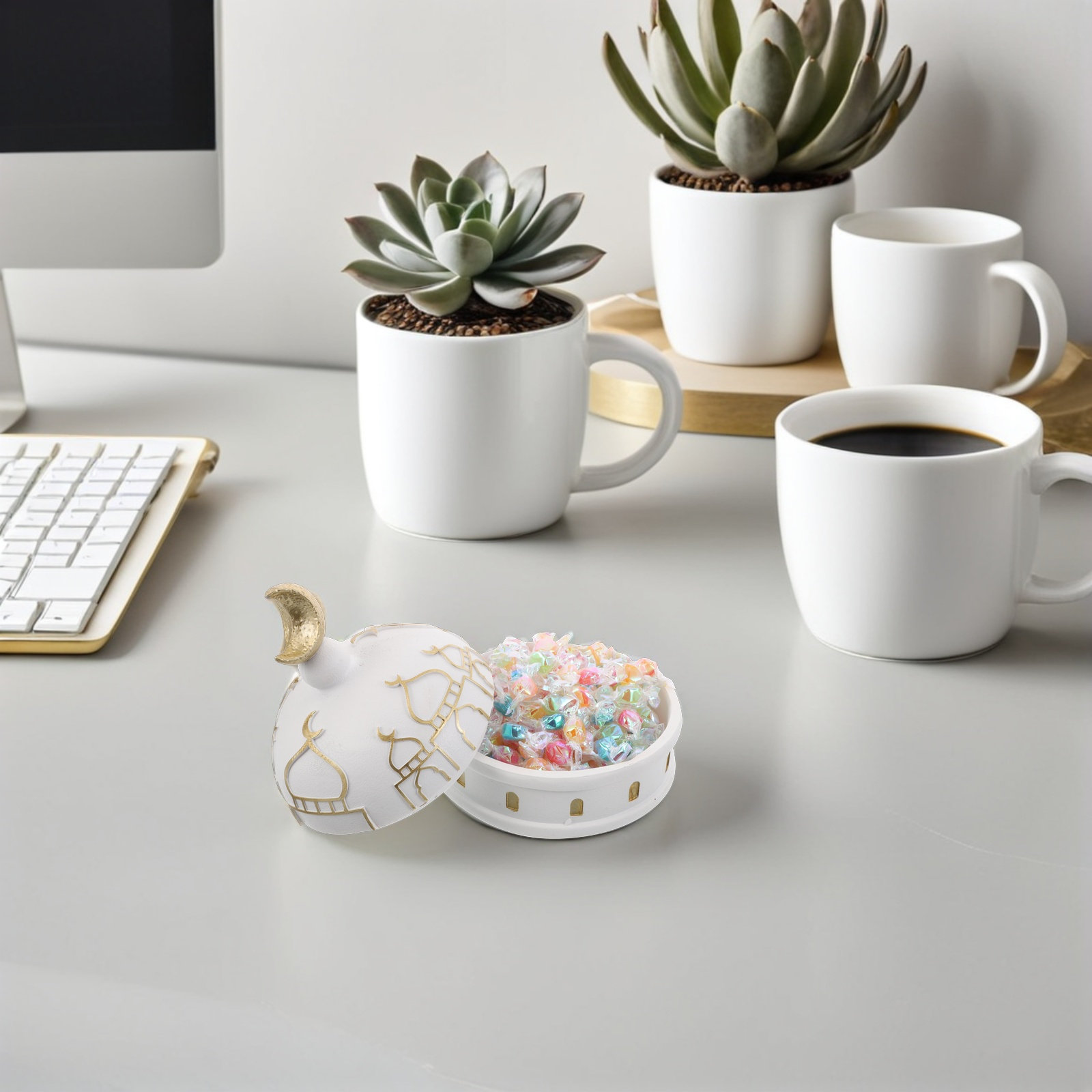 Islamitische stijl hars sierad - Home Decor Ramadan recensie en prijs