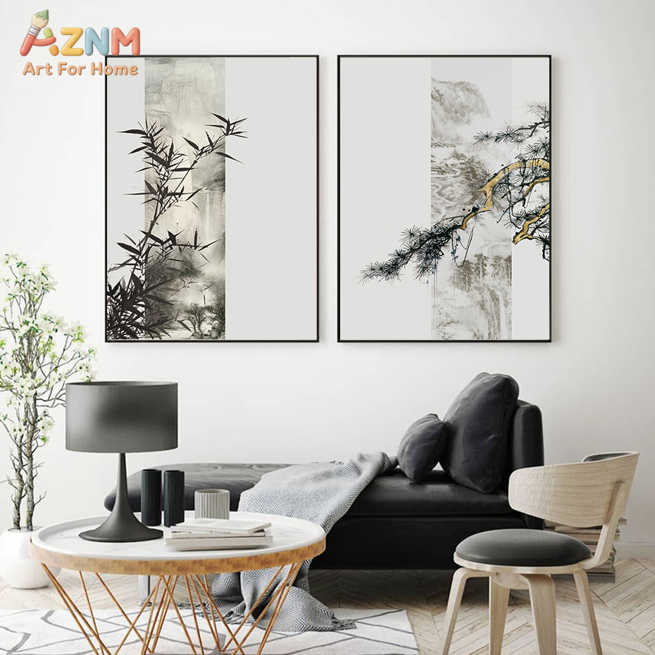 AZNM Chinese inkt bamboe denne - Home Decor Minimal recensie en prijs