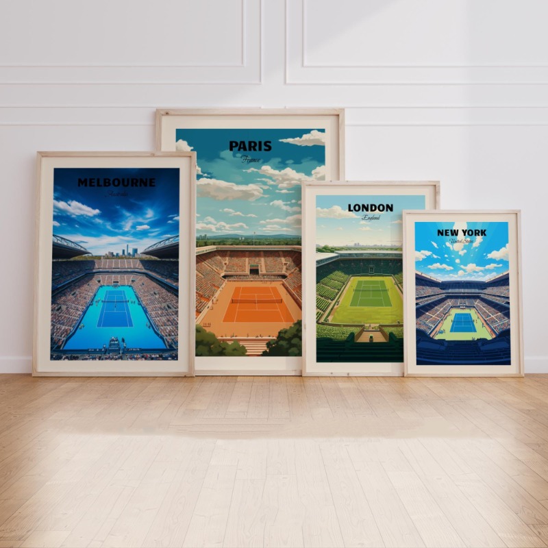 Tennis Majors Poster Londen Ne - Home Decor Melbourne recensie en prijs