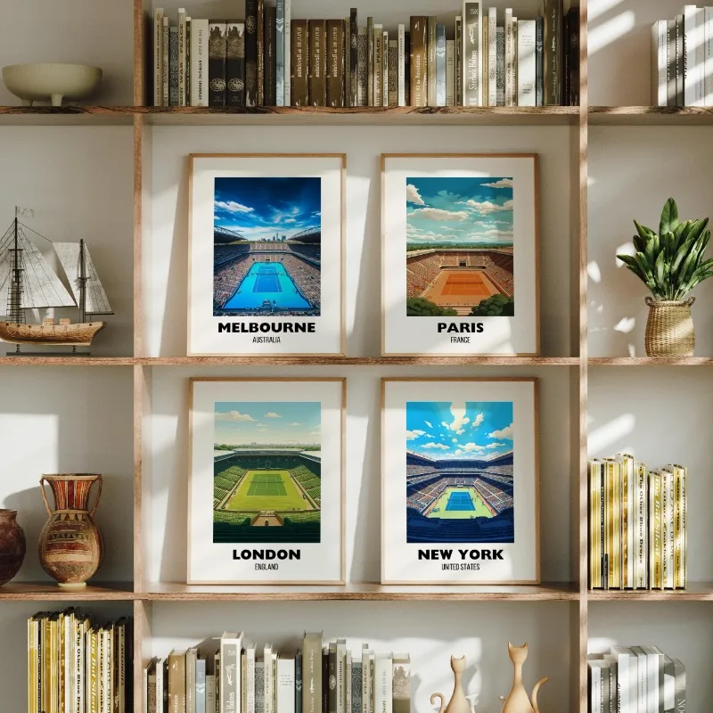 Tennis Majors Poster Londen Ne - Home Decor Melbourne recensie en prijs