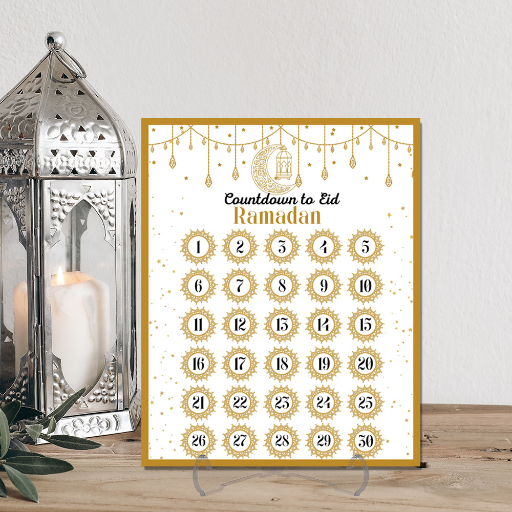 Ramadan Advent Countdown Kalen - Home Decor Ramadan recensie en prijs