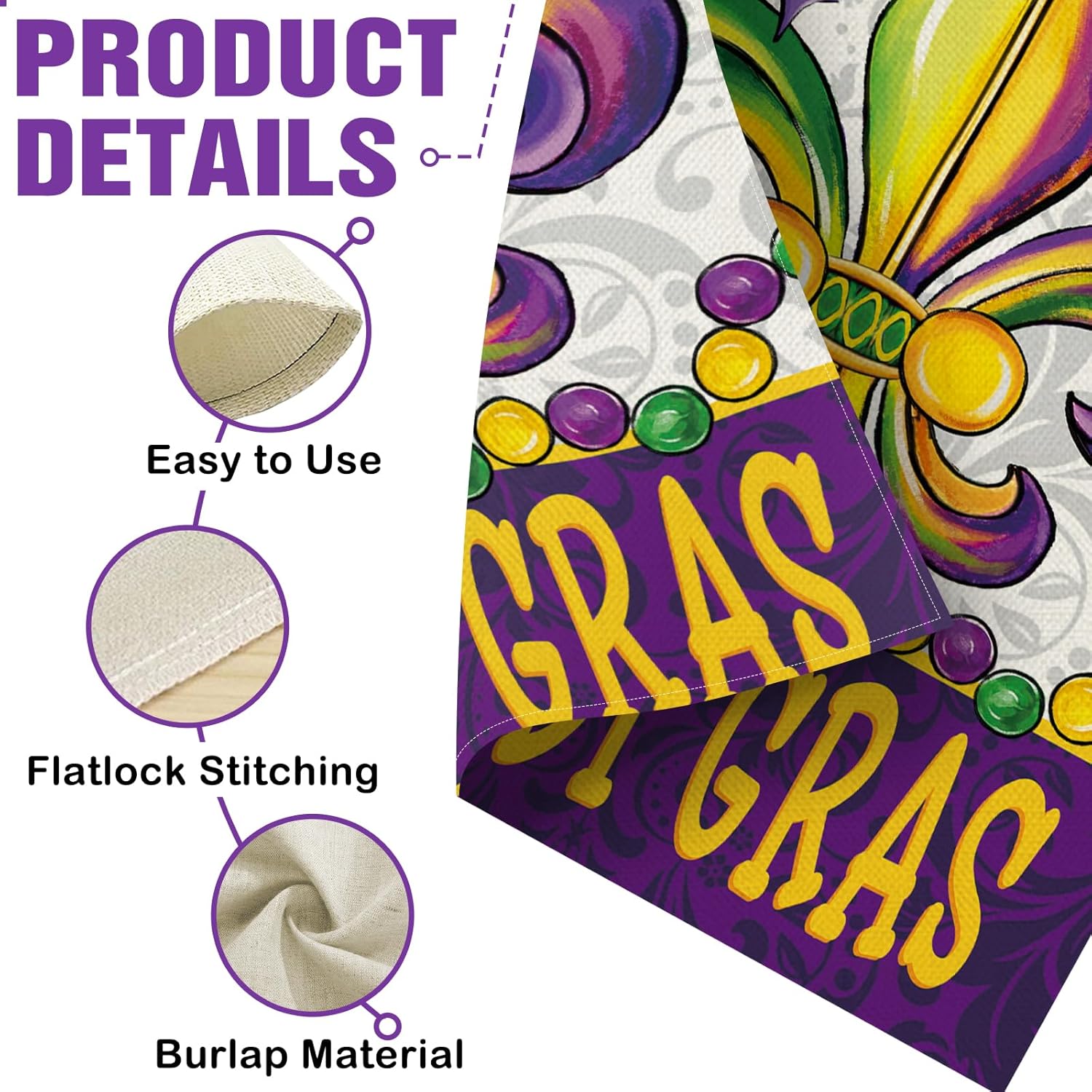 Dyrenson Happy Mardi Gras Fleu - Home Decor New Orleans recensie en prijs