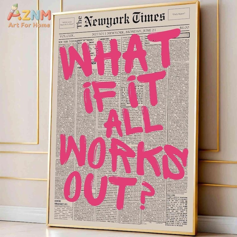 AZNM Wat als het allemaal goed - Home Decor Quotes recensie en prijs