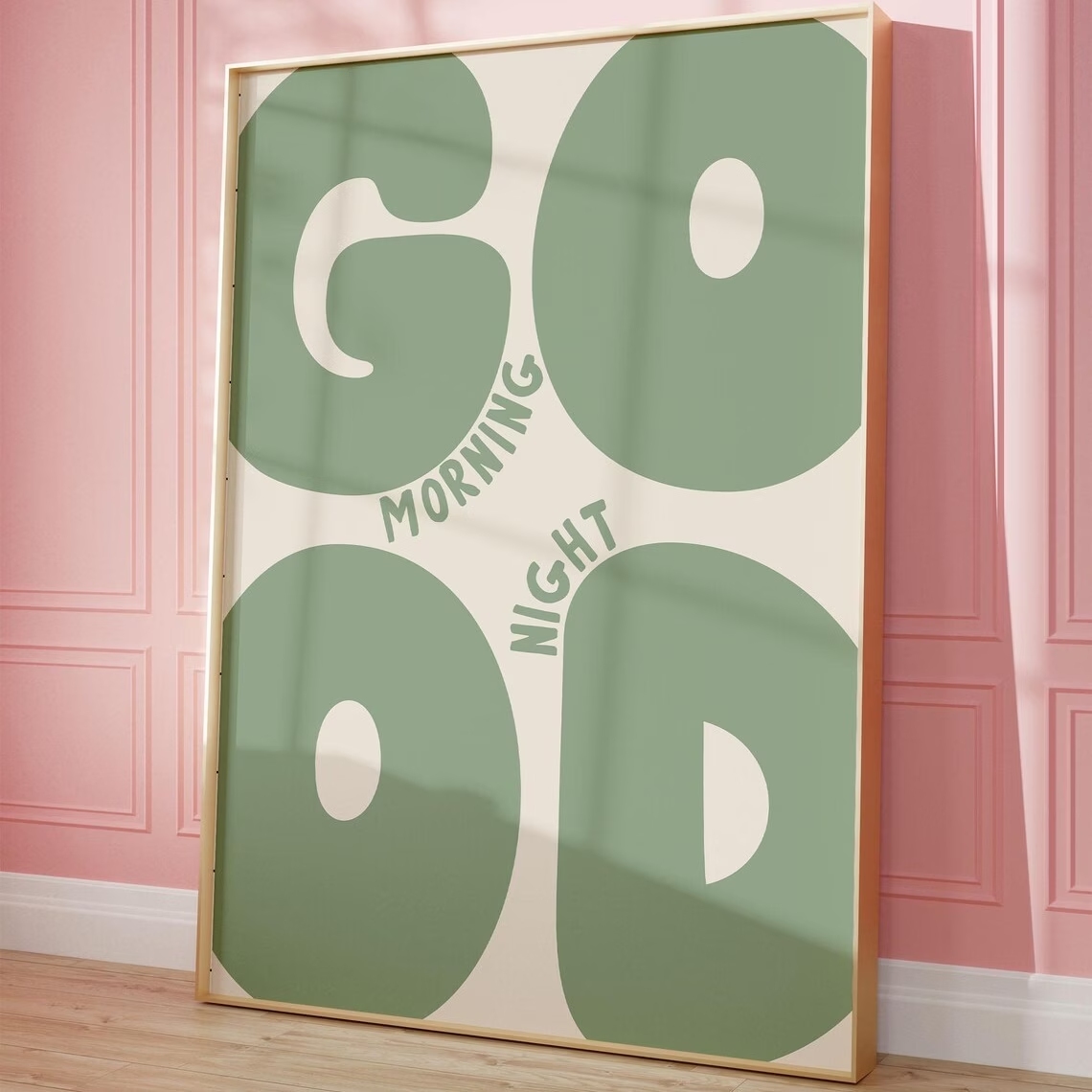 Moderne groene goedemorgen goe - Home Decor Quotes recensie en prijs