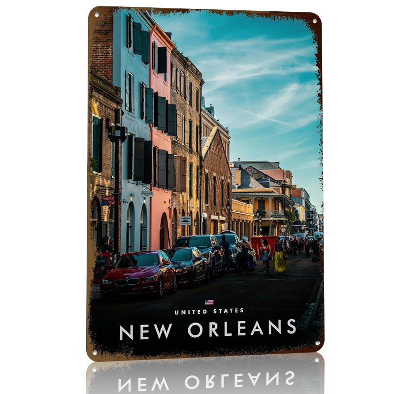 New Orleans Street Scene Gedru - Home Decor New Orleans recensie en prijs