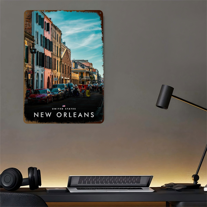 New Orleans Street Scene Gedru - Home Decor New Orleans recensie en prijs