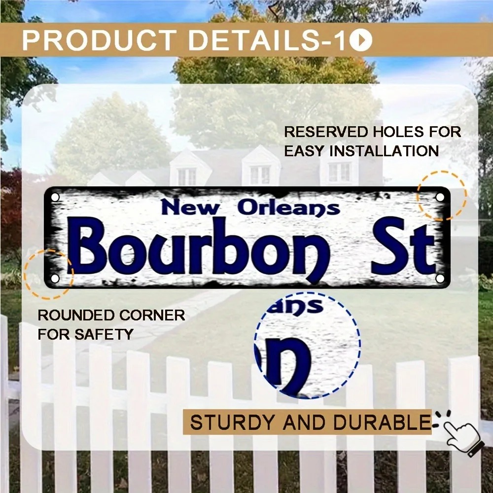 Bourbon St New Orleans Vintage - Home Decor New Orleans recensie en prijs
