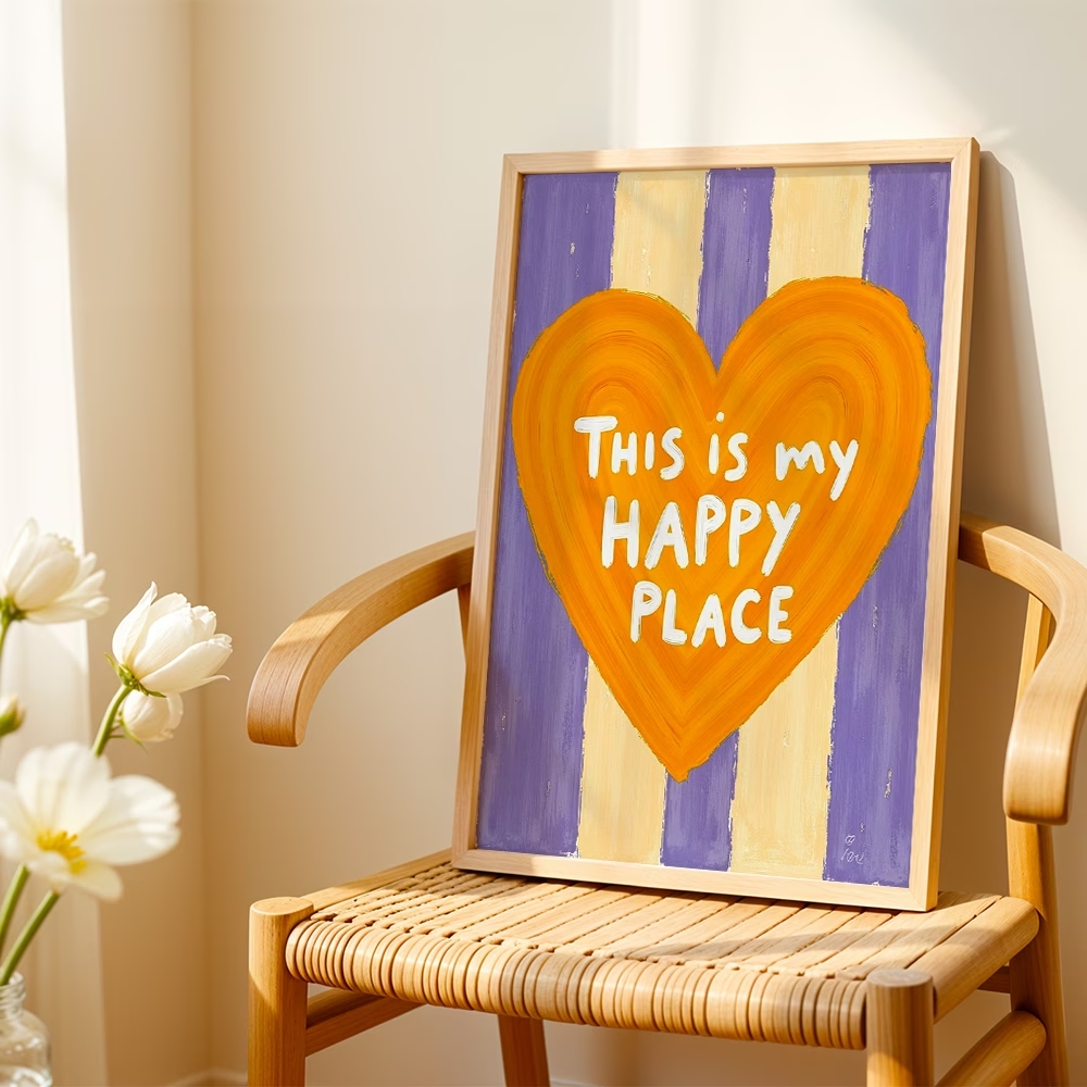 Modern, retro dit is mijn gelu - Home Decor Quotes recensie en prijs