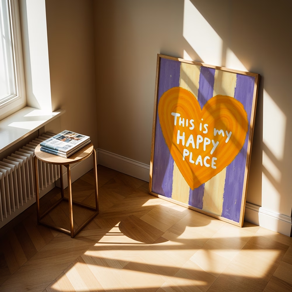 Modern, retro dit is mijn gelu - Home Decor Quotes recensie en prijs