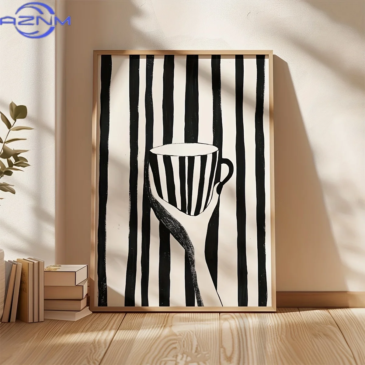Cartoon dier tekst kunst koffi - Home Decor Minimal recensie en prijs