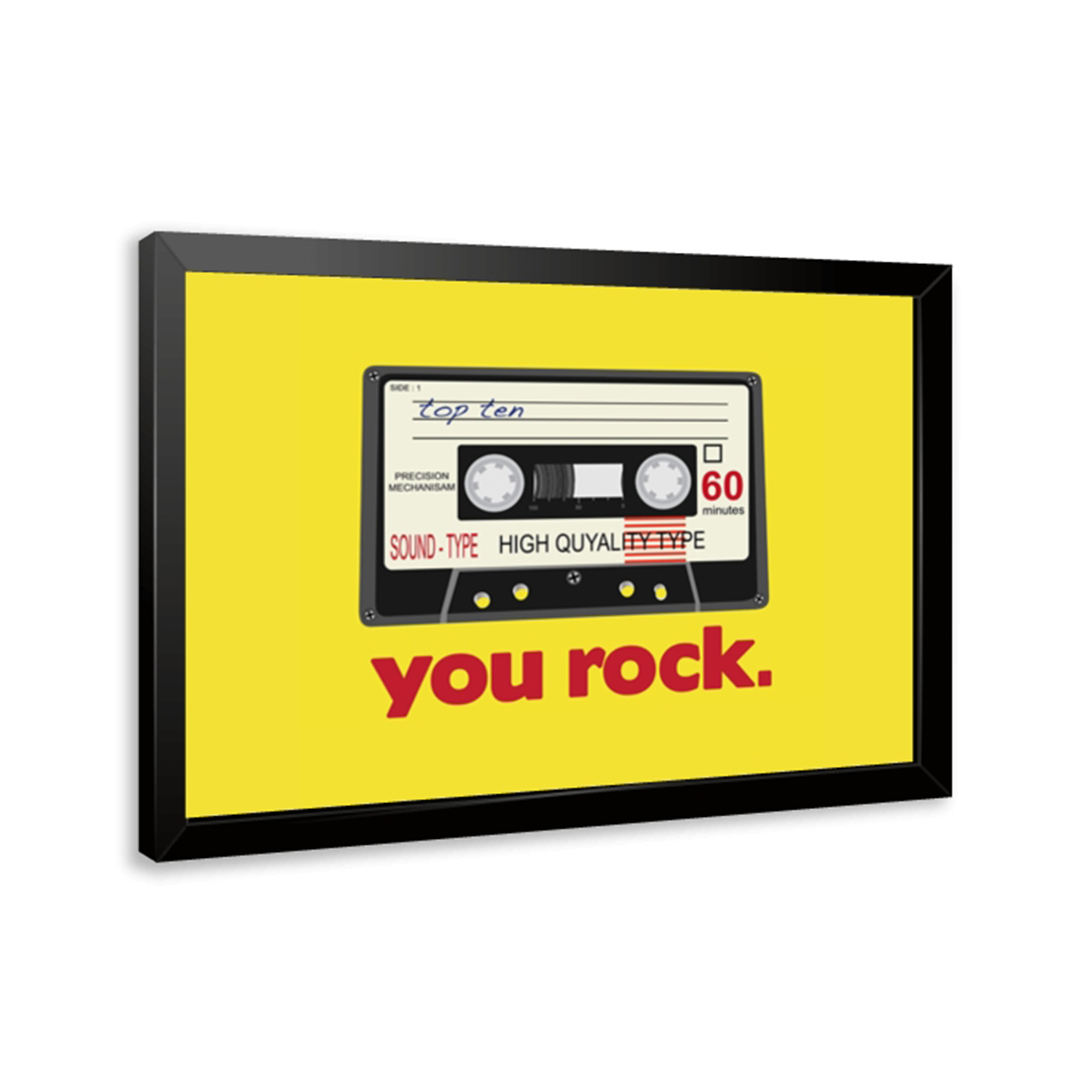 Moderne gele You Rock Quotes W - Home Decor Quotes recensie en prijs
