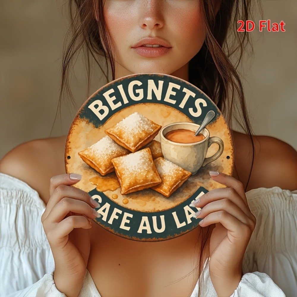 Aluminium wandbord 'Beignets C - Home Decor New Orleans recensie en prijs