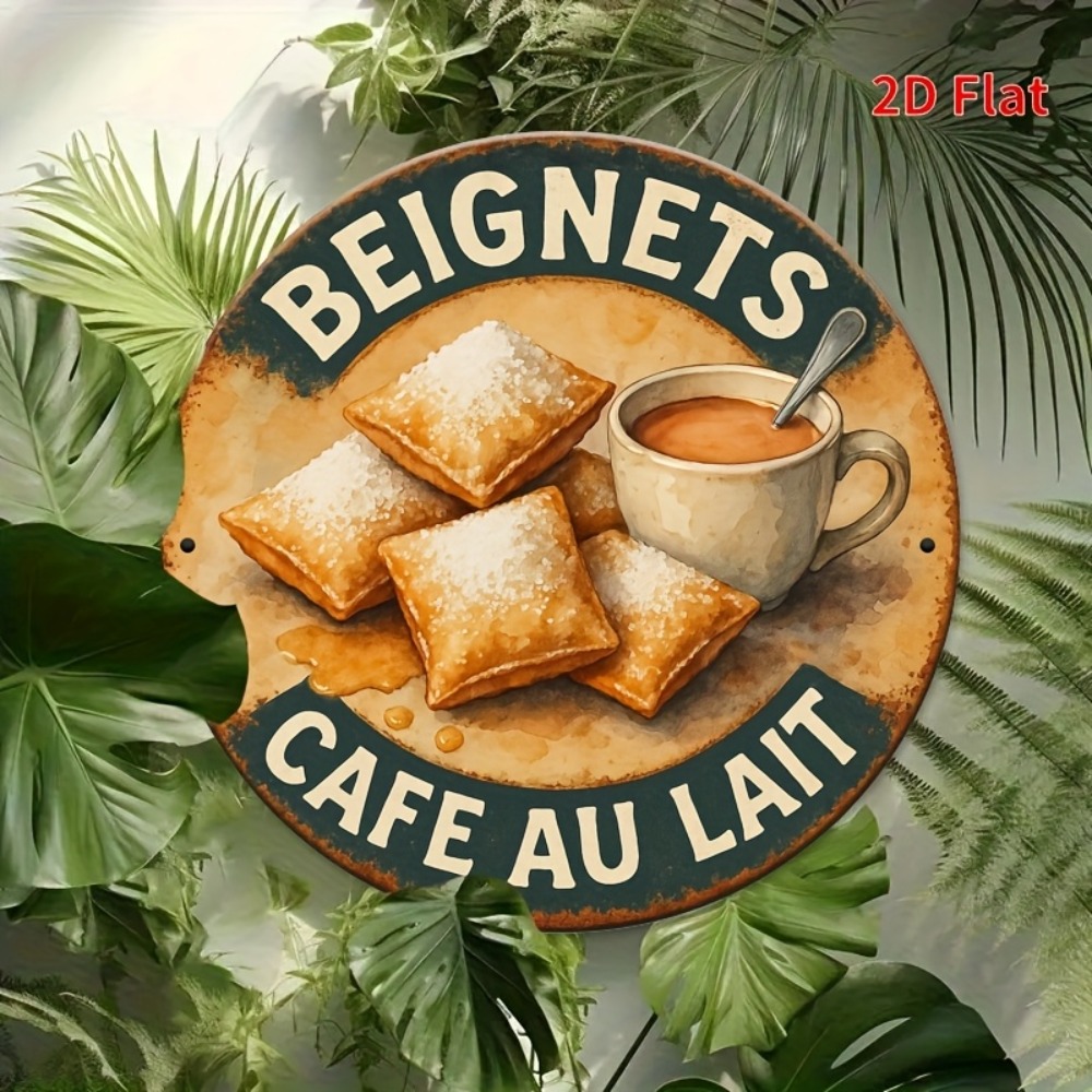 Aluminium wandbord 'Beignets C - Home Decor New Orleans recensie en prijs