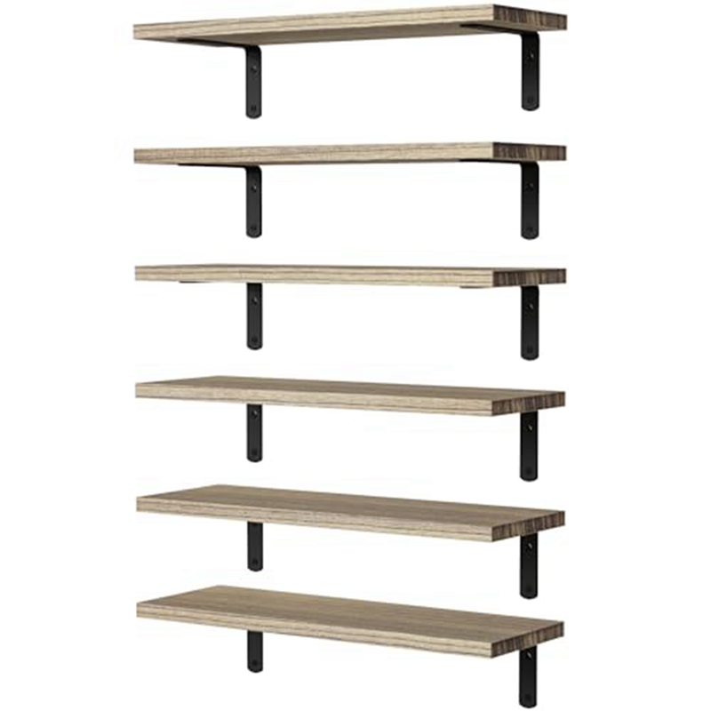 Zwevende planken van hout, wan - Floating Shelves recensie en prijs