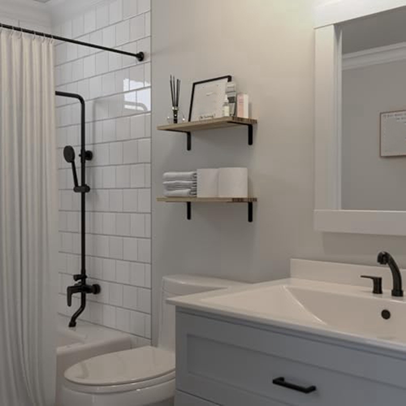 Zwevende planken van hout, wan - Floating Shelves recensie en prijs