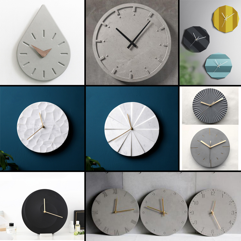 Circulaire Beton Wandklok Sili - Home Decor Wall Molding recensie en prijs