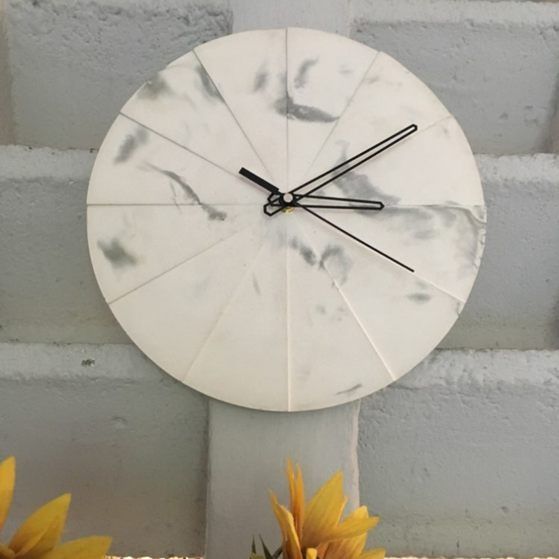 Circulaire Beton Wandklok Sili - Home Decor Wall Molding recensie en prijs