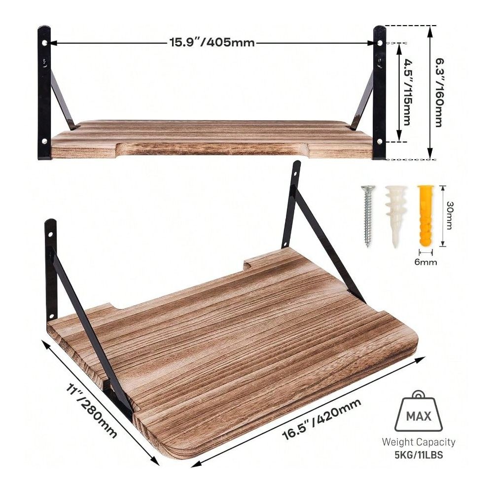 Plank, 16,2 x 11 L, zwevende p - Floating Shelves recensie en prijs