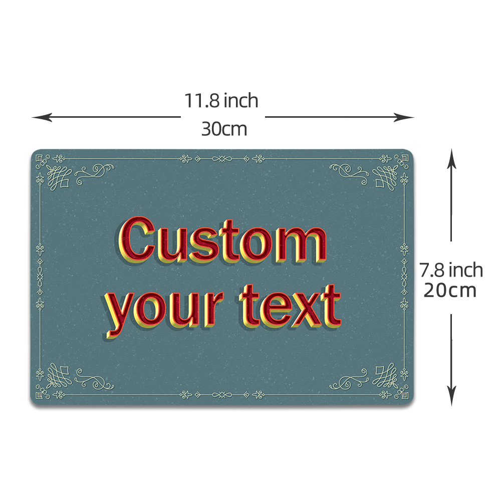 Gepersonaliseerde Faux 3D Teks - Home Decor Quotes recensie en prijs